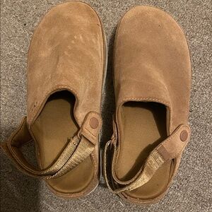 UGG Tan Suede Mules